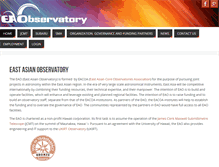 Tablet Screenshot of eaobservatory.org